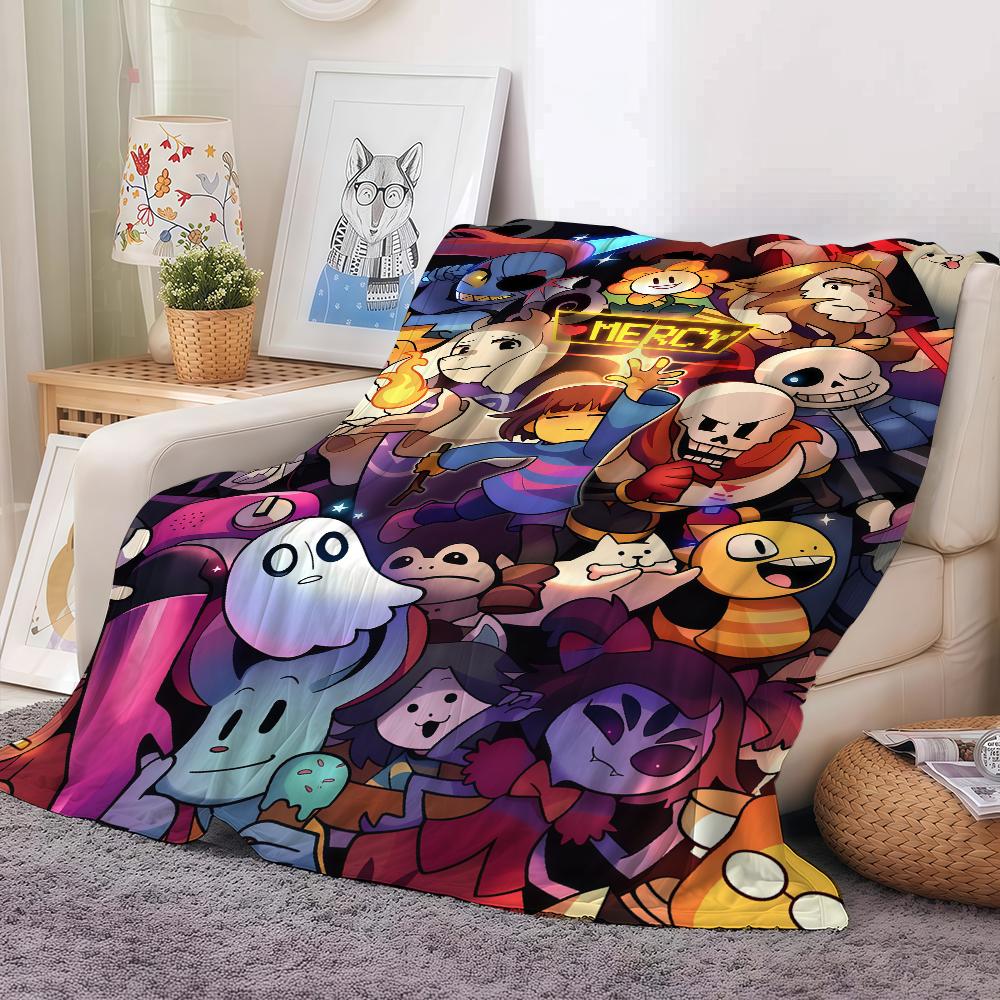 Adventure game u Undertale Blanket For Sofa Office Bed Plane Travel Sleep Read Relax Camping Soft And Warm