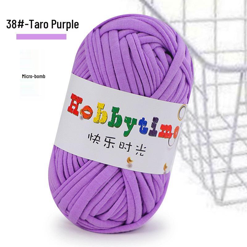 Cloth Strip Yarn DIY Crochet Kit: Handmade Bag, Knitting Material for Cushions, Carpets, and Dolls