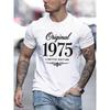 Fashion Men's Short-Sleeve T-Shirt - Classic Printed Pattern, Breathable, Comfortable Crew Neck Design, Suitable for Summer and Casual Outings