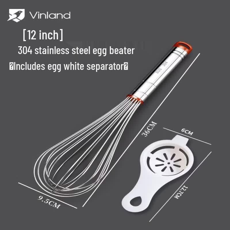 304 Stainless Steel Manual Egg Whisk