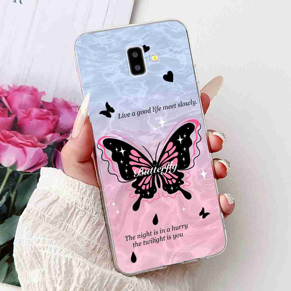 For Samsung Galaxy J6 Plus Case J610F J610G Popular Painted Phone Cover Soft Silicone Cases For Samsung J6 Plus GalaxyJ6+ Coque