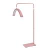 28Inch LED Fill Light Pink Adjustable Lighting Kit Moon Shaped Light for Live Stream Selfies Video
