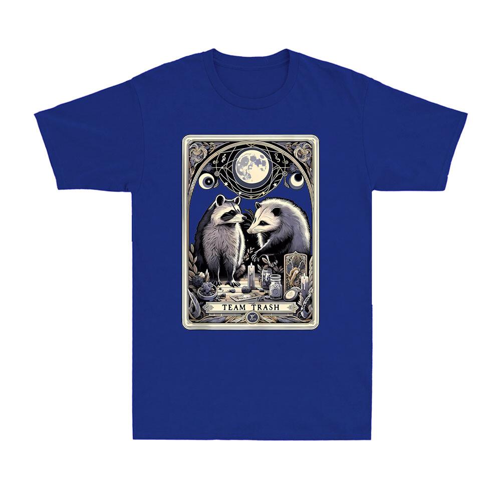 Team Trash Tarot Card Raccoon Opossum Witchcraft Goth Possum Gift Unisexs TShirt