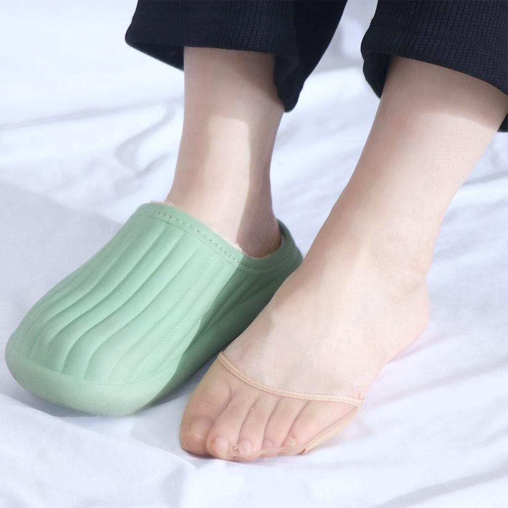 Pad Girls Silicone Dotted Summer Invisible Socks Forefoot Insoles Women Hosiery Half Palm Socks