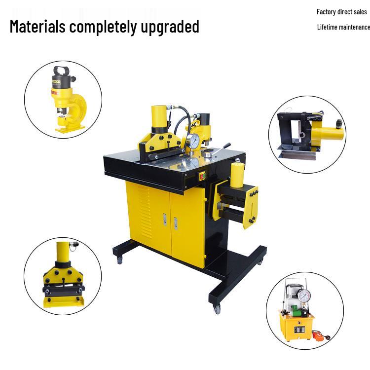 Portable Multi-Functional Busbar Machine: Hydraulic Punching, Bending & Copper Bar Processing