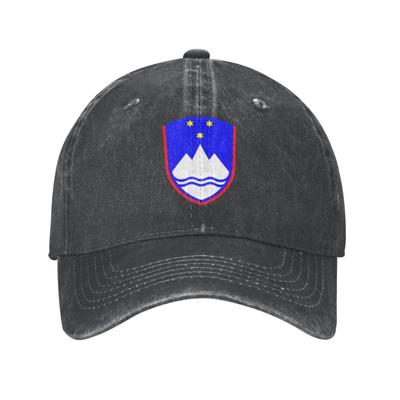 Blason en coton personnalisé de la slovénie, casquette de Baseball pour femmes, unisexe, respirant, chapeau de papa, Streetwear