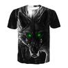 3D Print Animal Cool Funny T Shirt for Men and Women Short Sleeve Summer Tops Tees Fashion Black Clothing
