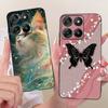 For Motorola Moto G15 Power Case Moto G17 Cute Love Heart Painted Cover Soft Silicone Case For Motorola G17 Power MotoG15 Fundas