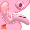 Heatable Dildo Vibrator Clitoris Powerful Sucker Vacuum Stimulator Vaginal G Spot Masturbator Adults Sex Toys for Women