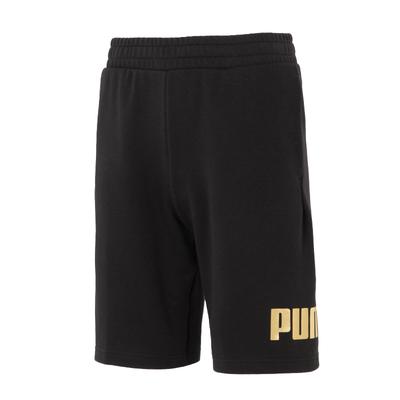 Sports Lifestyle Series Logo Print Breathable Gold Label Casual Shorts Unisex Shorts Black 687528-56