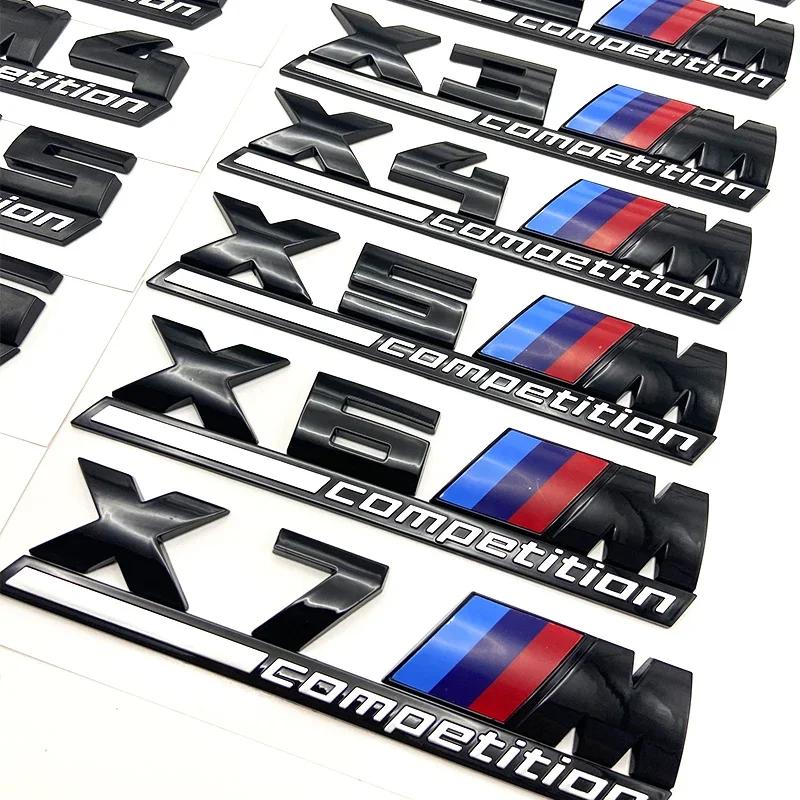 EPXZ7 For BMW Car Emblem M Competition Badge Sticker For BMW X1 X3 X4 X5 X7 X2 X6 F40 F10 G30 G20 G05 G07 E90 E60 F30 G01 G02 G32 G42