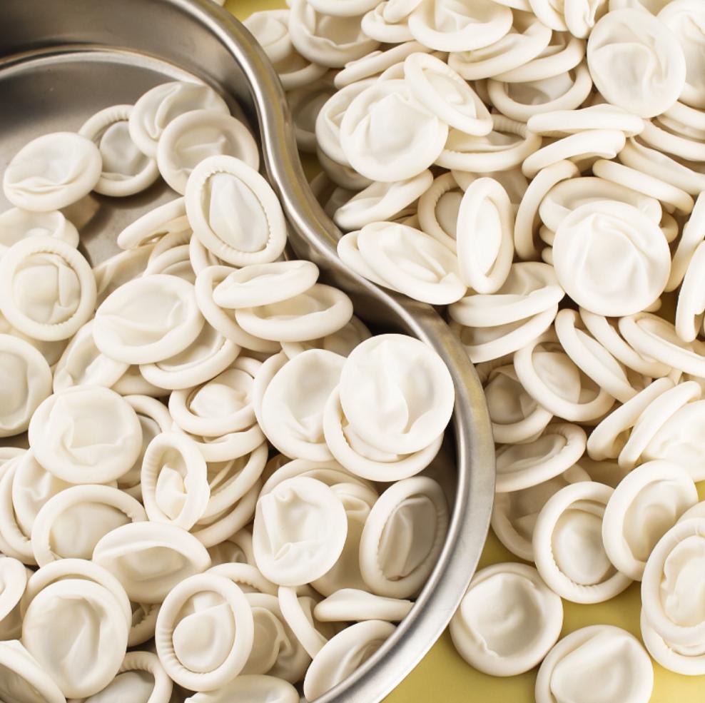 Dediles Desechables de Látex Antiestáticos Antideslizantes 10-300 Piezas Cubiertas Protectoras Blancas para Reparación Electrónica Fabricación de Joyería