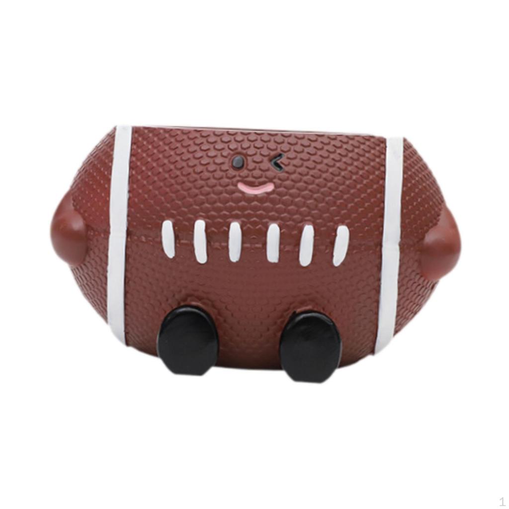 Small Face Planter Flower Pot Home Decor Sports Themed Creative Resin Plant with Drainage for