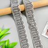 4.5Cm Bead Embroidery Strand Barcode Clothing Belt Dress Home Window Accessories Lace Accessories