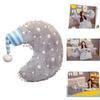 Cute Moon And Stars Stuffed Pillow Luminous Plush Toy For Kids And Adults