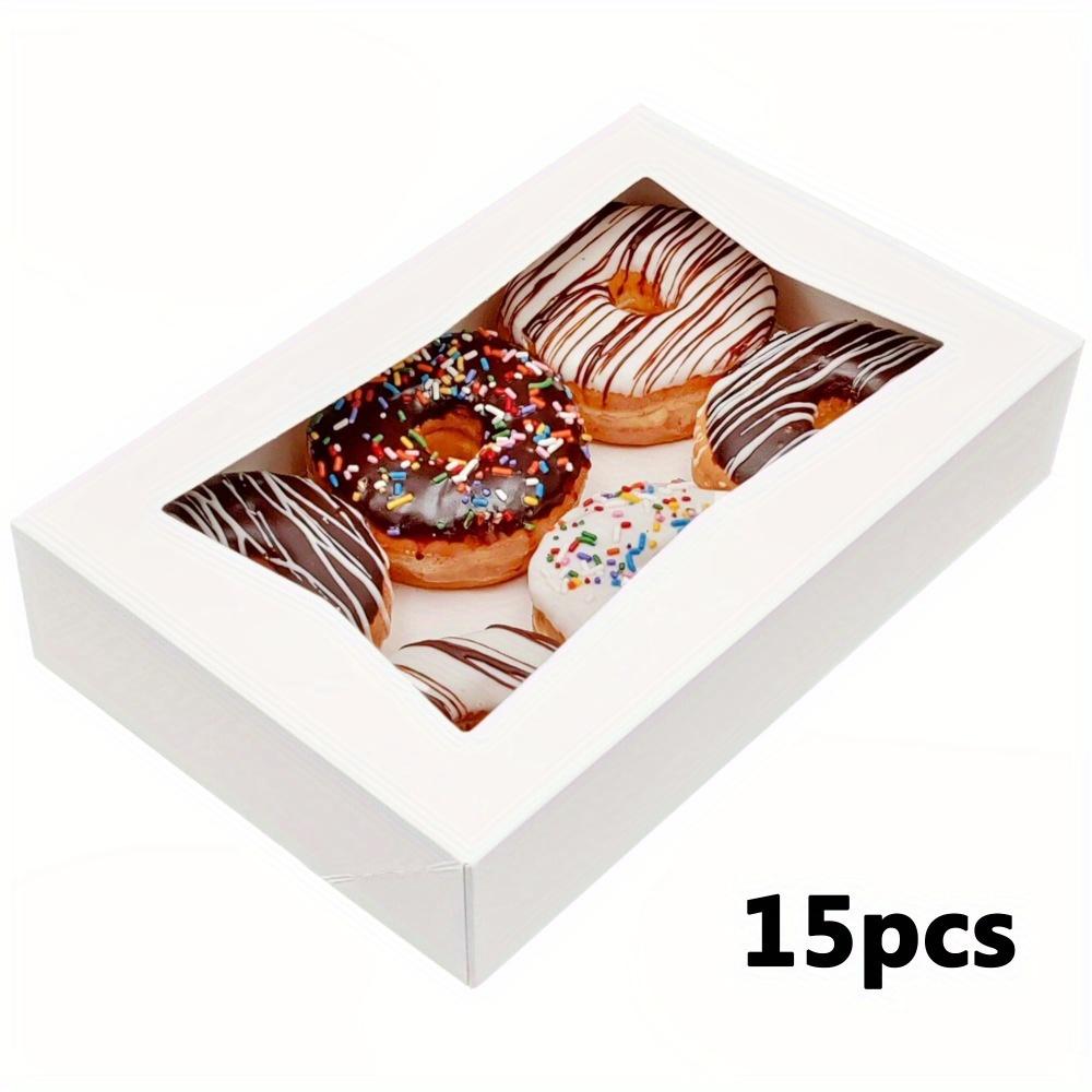 

15 шт. Белых подарочных коробок с окошком, автоматически выдвижные подарочные коробки для ювелирных изделий, подходящие для вечеринок, свадеб, мероприятий, выпускных 15pcs white