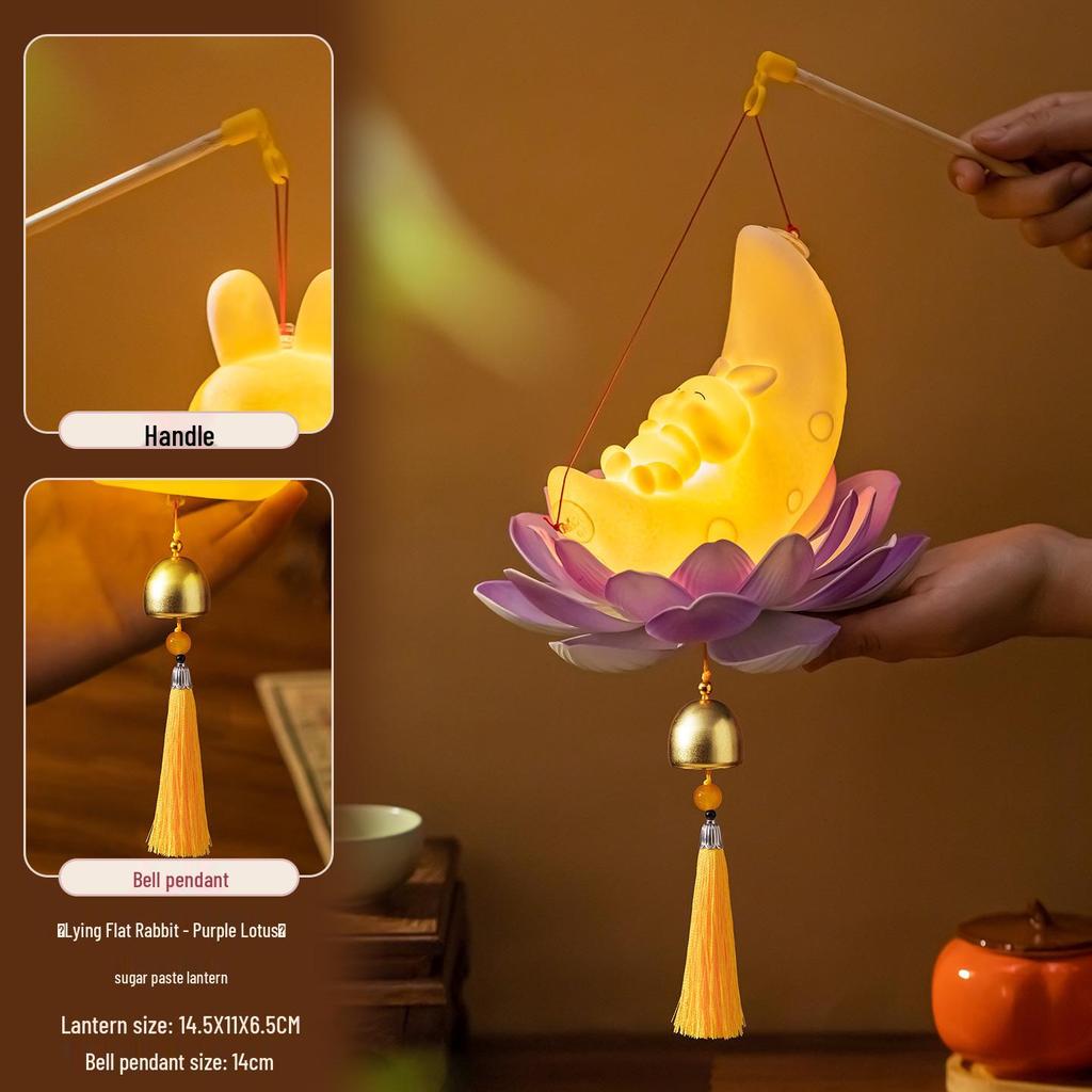 Mid-Autumn 2025 Jade Rabbit Children’s Luminous Handheld Lantern