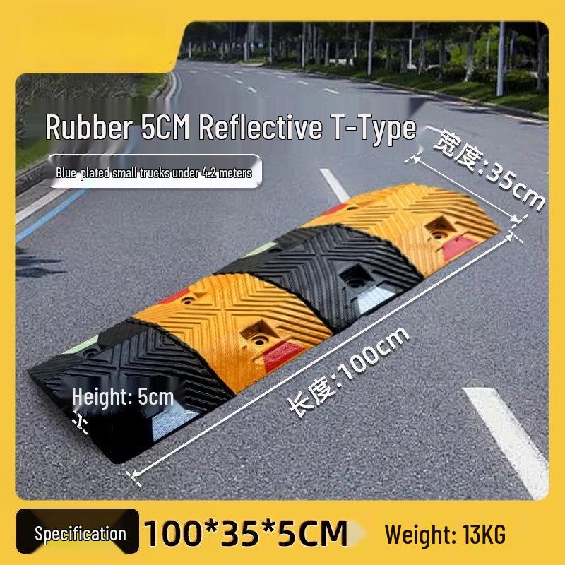 Yunduo Rubber Speed Bump with Cable Channels