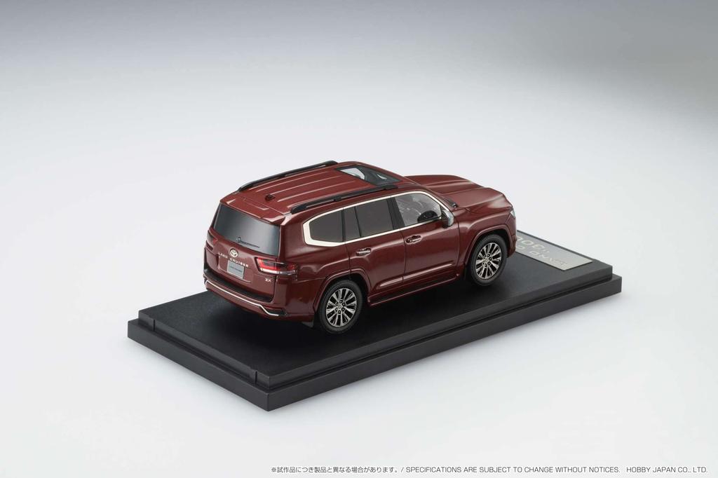 MARK43 Scale Toyota Land Cruiser ZX Dark Red Mica Metallic Finished Model PM43153AR 1/43 (JA300W)