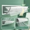 Air Conditioner Deflector Telescopic Angle Adjustable Air Baffle Windshield Deflector for Hanging Air Conditioner Outlet Wing