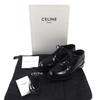 Great CELINE Leather Shoes Black Leather Women 35.5 Used