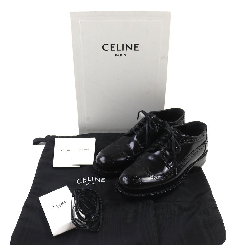 Tolle CELINE Lederschuhe schwarzes Leder Damen 35.5 Gebraucht
