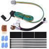 4 Way Flat Trailer Wiring Harness Kit Compatible with Infiniti QX60 2014-2020, for Nissan Pathfinder 2013-2020 4 Way Flat T-Connector Harness,