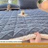 Winter Velvet Taffeta Mattress Topper - Thickened Milk Velvet Pad for Single Beds