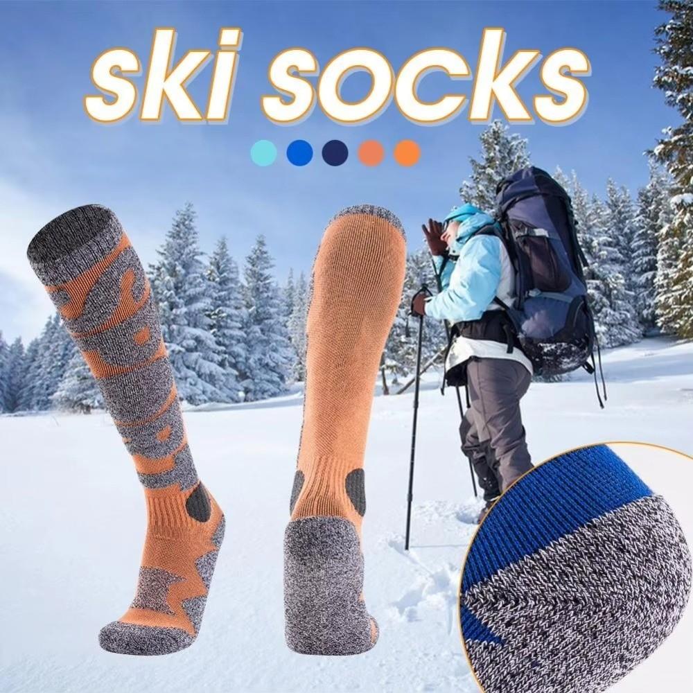 Warm Thermal Socks Breathable Knee High Socks Fashion Winter Ski Socks  for Winter Sports