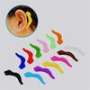 5pairs/Pack Silicone Eyeglass Non-Slip Ear Hook Anti-Slip Elastic Comfort Glasses Retainers Glasses Accessories Supplies Black