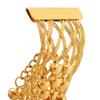 Metal Arm Chain Bracelet Upper Arm Cuff Fashion with Bell Pendant Tassel Adjustable for Belly Dance Performance Dancing Jewelry