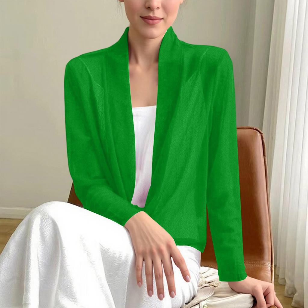 Damenmode Lässig Mode Schnürung Zwei-Wege Strickjacke Temperament Stretch Jacke