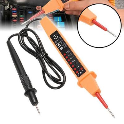 Digitální testovací tužka 8v1 střídavý stejnosměrný proud do auta Tester napětí do auta Přenosný detektor elektrického napětí Detektor polarity proudu