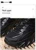 Women's Black Non-Slip Height-Increasing Sports Shoes - Fashionable, Comfortable, Versatile, Thick Sole for Spring/Autumn