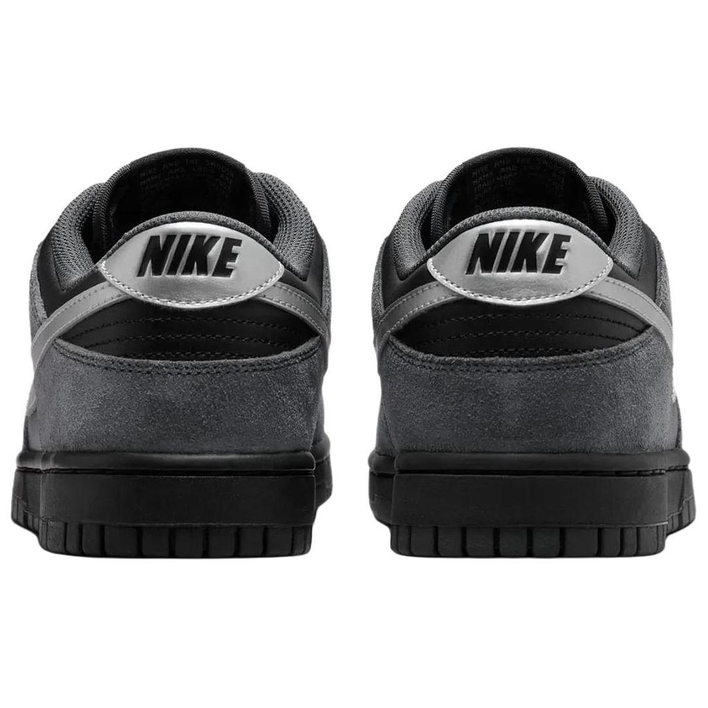 Nike Dunk Low Black Anthracite Silver Men Sneakers Metallic-Silver II7636-001