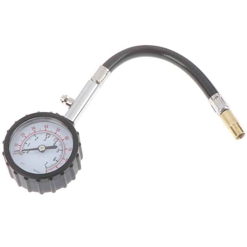 Auto car truck motor tyre tire air pressure gauge dial meter tester 0-100psi