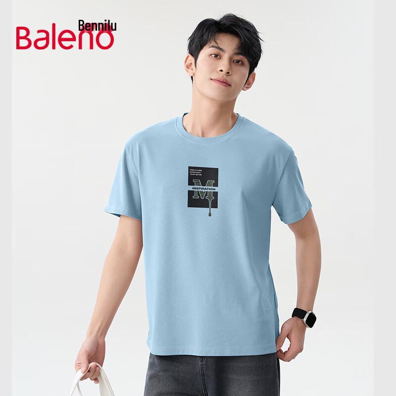 Baleno Men s Casual Round Neck Short Sleeve T-Shirt 3XL