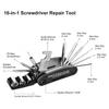 Fahrrad Reparaturwerkzeug Set, Fahrrad Zubehör, Multi Tool Set mit Pumpe Reifenflicken, Tragbares Mountainbike Rennrad Reifen Auto Werkzeug Set