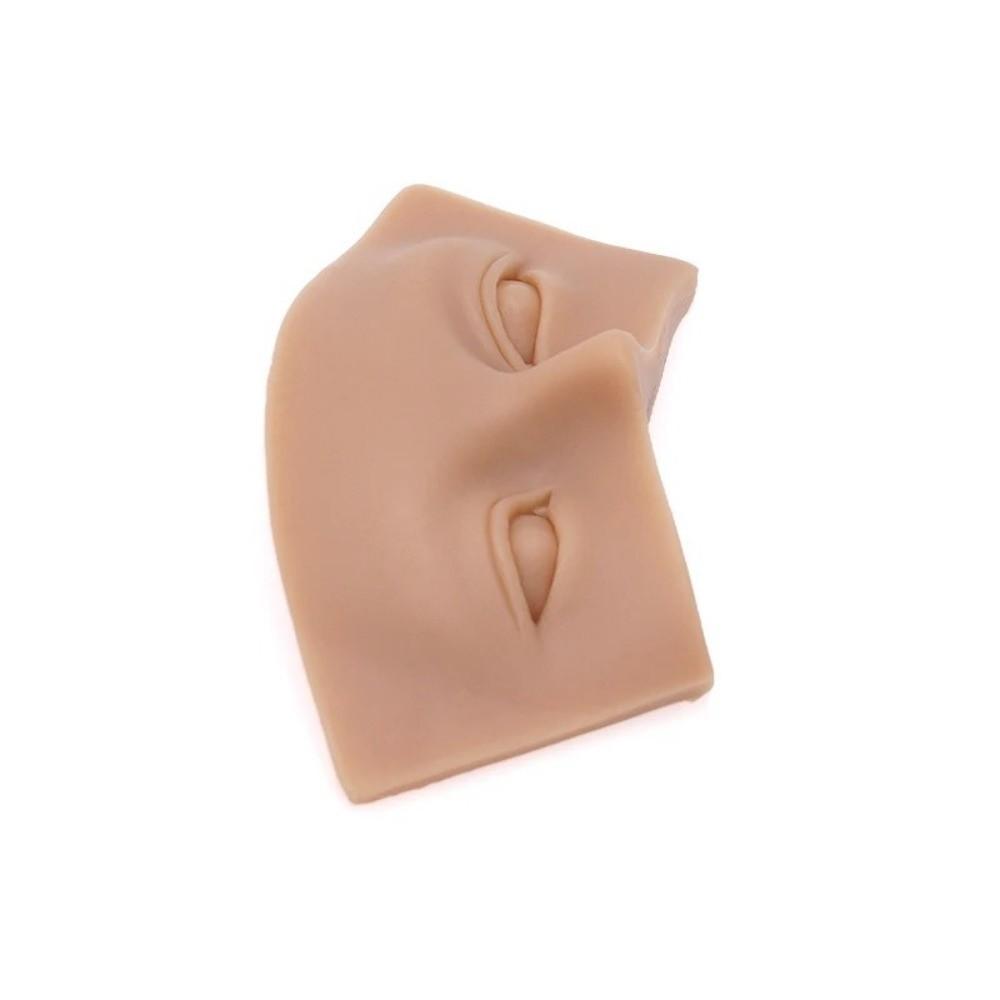 Soft 3D Lashes Extension Skin Reusable Grafted Lash Mannequin Model Face Makeup Tools