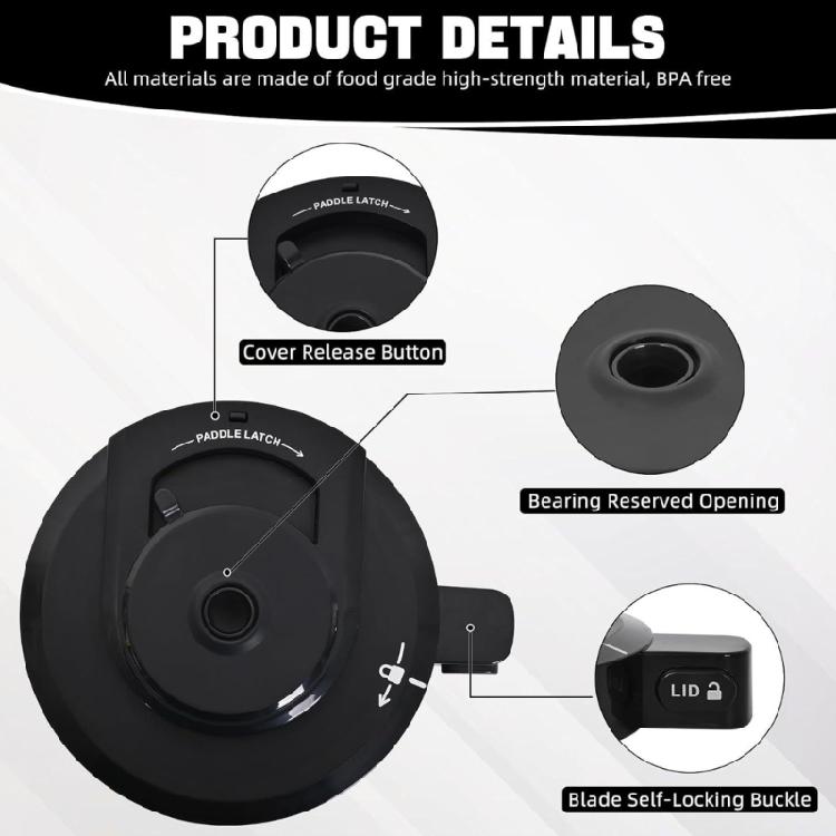 Twist Lock Outer Bowl Cover Replacement for Compatible Ice Cream Machines NC299AMZ NC301 NC300 Heat Resistant