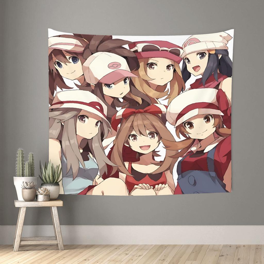 Pokemons cutecore Tapestry Bedroom Decoration pikachu Wall Hanging Blanket Tapestry Cool Stuff For Room