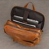 2026 New Fashion Leather Bagpack Bag 14 15.9 Laptop Backpack For Man Male Genuine Leather Men's Travel Bagpack Crazy Horse Skin