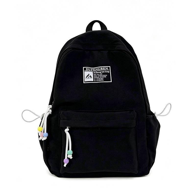 Schoolbag1011 New Lightweight Backpack Boys and Girls School Bag Large Capacity Travel Fashion Simple Ins Style Backpack