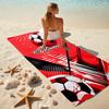 1PC Custom Name Soccer Ball Artwork Beach Towel Highly Absorbent And Sand-Resistant Towel for Swimming, Pool, Yoga, And Travel Lightweight