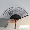 Summer Folding Fan, Traditional Chinese Style, New Chinese Style, Ancient Style Small Fan, Black, Simple and Durable, Children's Bamboo Fan, Portable