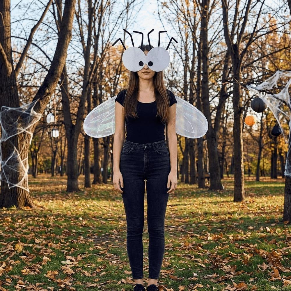 Insect Fly Wings Sparkle Costume Wings Creative Cosplay Fly Wings Christmas Gift