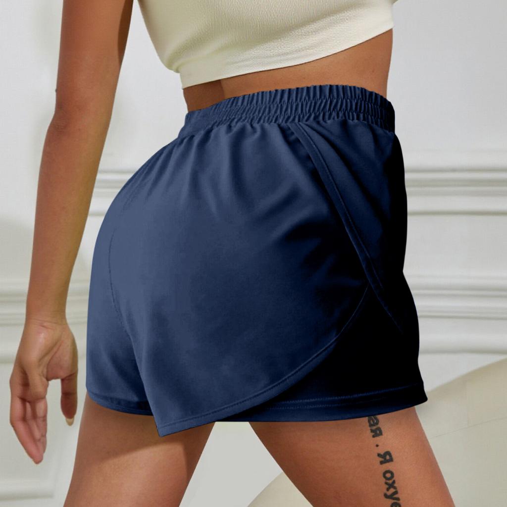 Women's Breathable Quick-drying Sports Shorts -light Yoga Shorts Slim-fit Running Fitness Pants