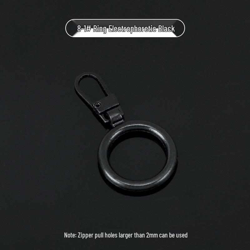 DIY Metal Zipper Pull Replacement for Bags and Clothing