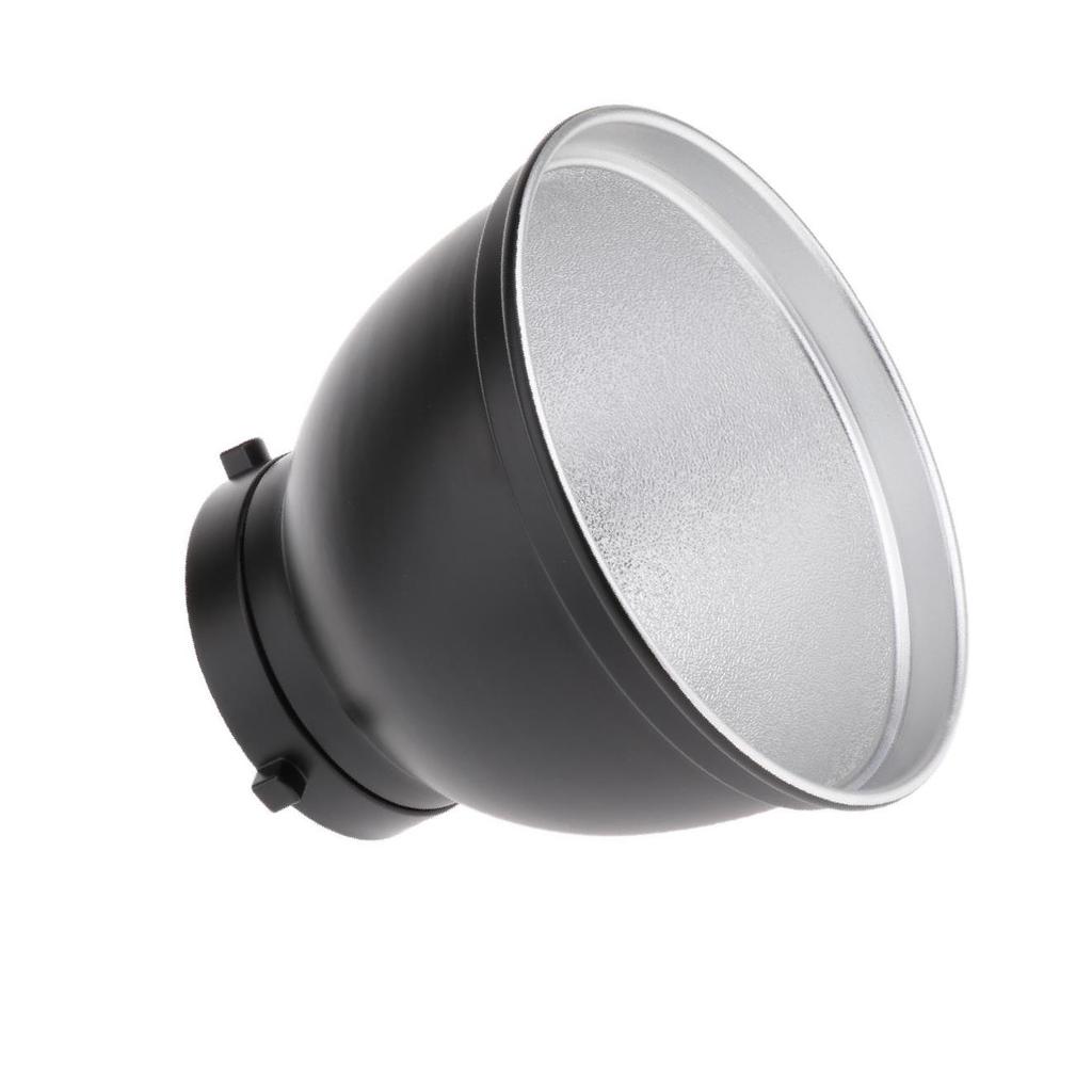 7” Standard Reflector Diffuser Lamp Shade Dish w/ 60° Honeycomb Grid for Bowens Mount Flash Light Studio Lighting Reflector Dish