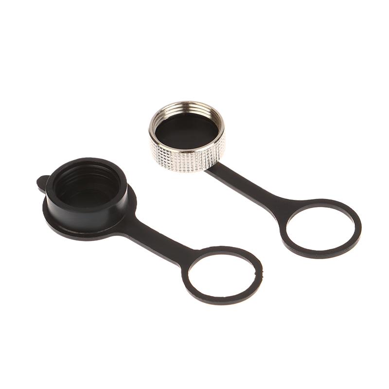 1 para Gx16 Złącze Wtyk Pokrywa Wodoodporna Pyłoszczelna Gumowa Metalowa Nakładka Okrągłe Złącze Ochronne Tuleje Gniazda